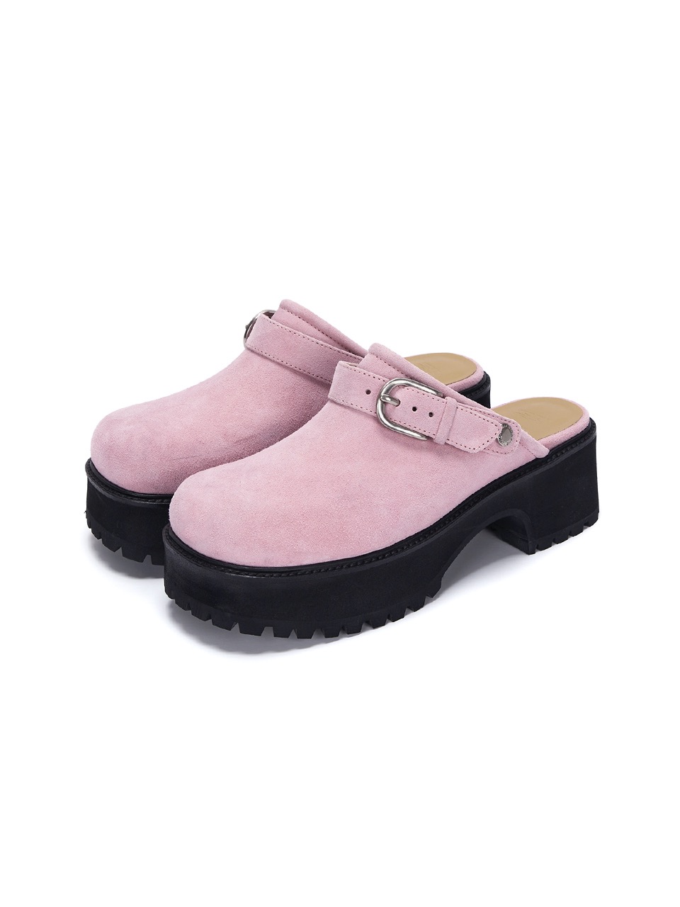 70&#039;s CLOGS_pink suede