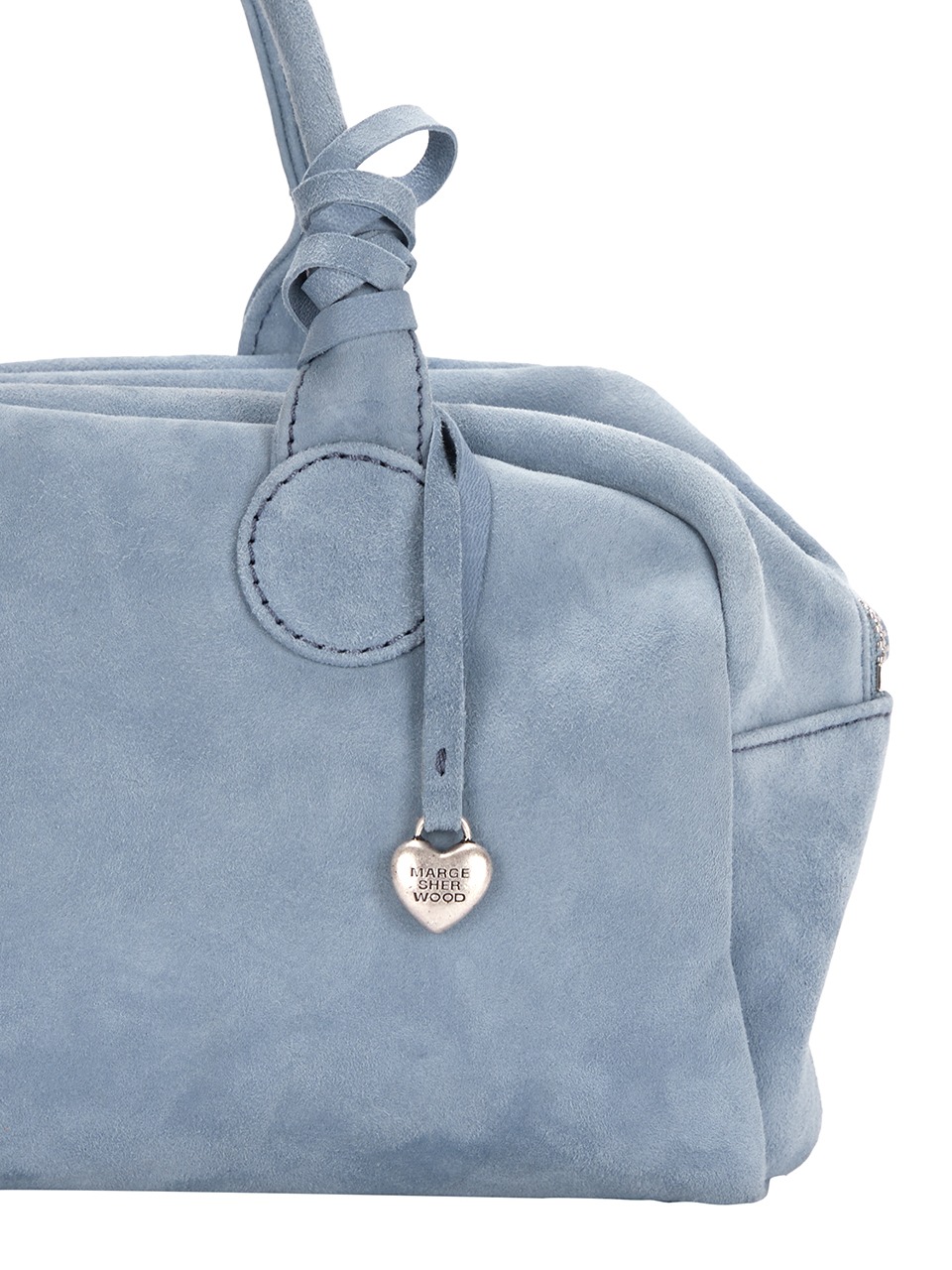 HEART CHARM_blue suede